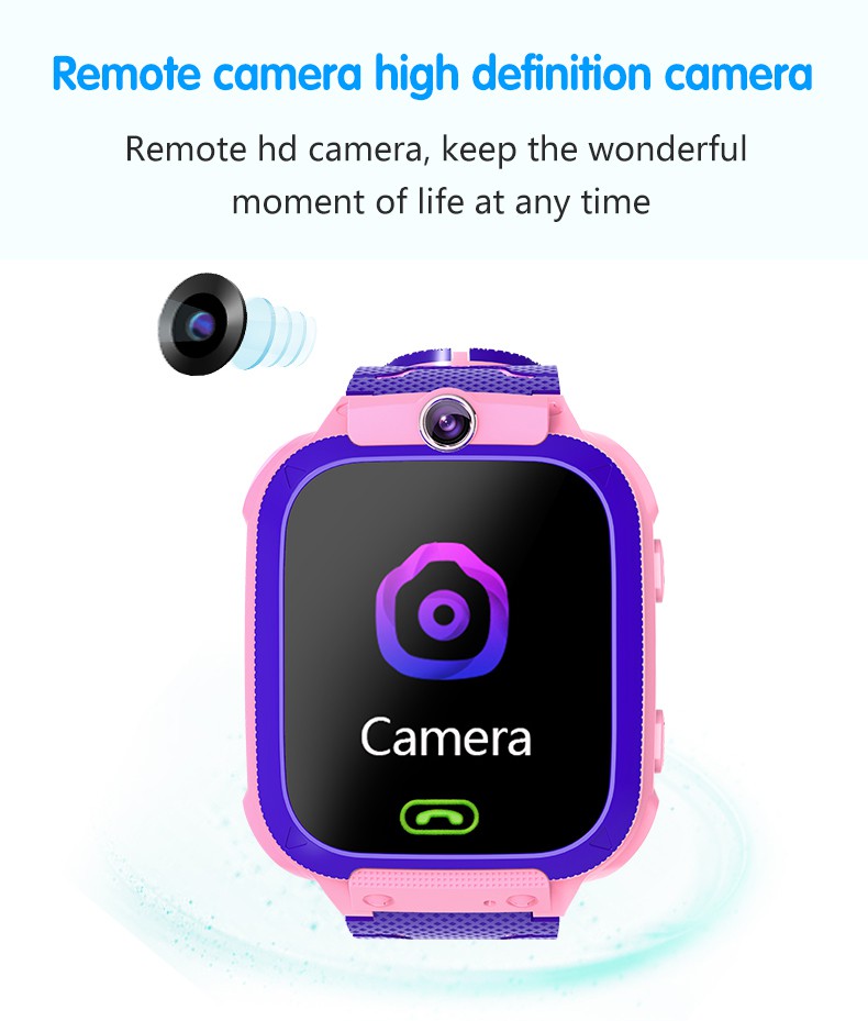 【COD/ready start】 Q12 Anti Lost Smart Watch LBS Kid SmartWatches Baby Watch 1.44 Inch Waterproof Voice Chat LBS Finder Locator Tracker