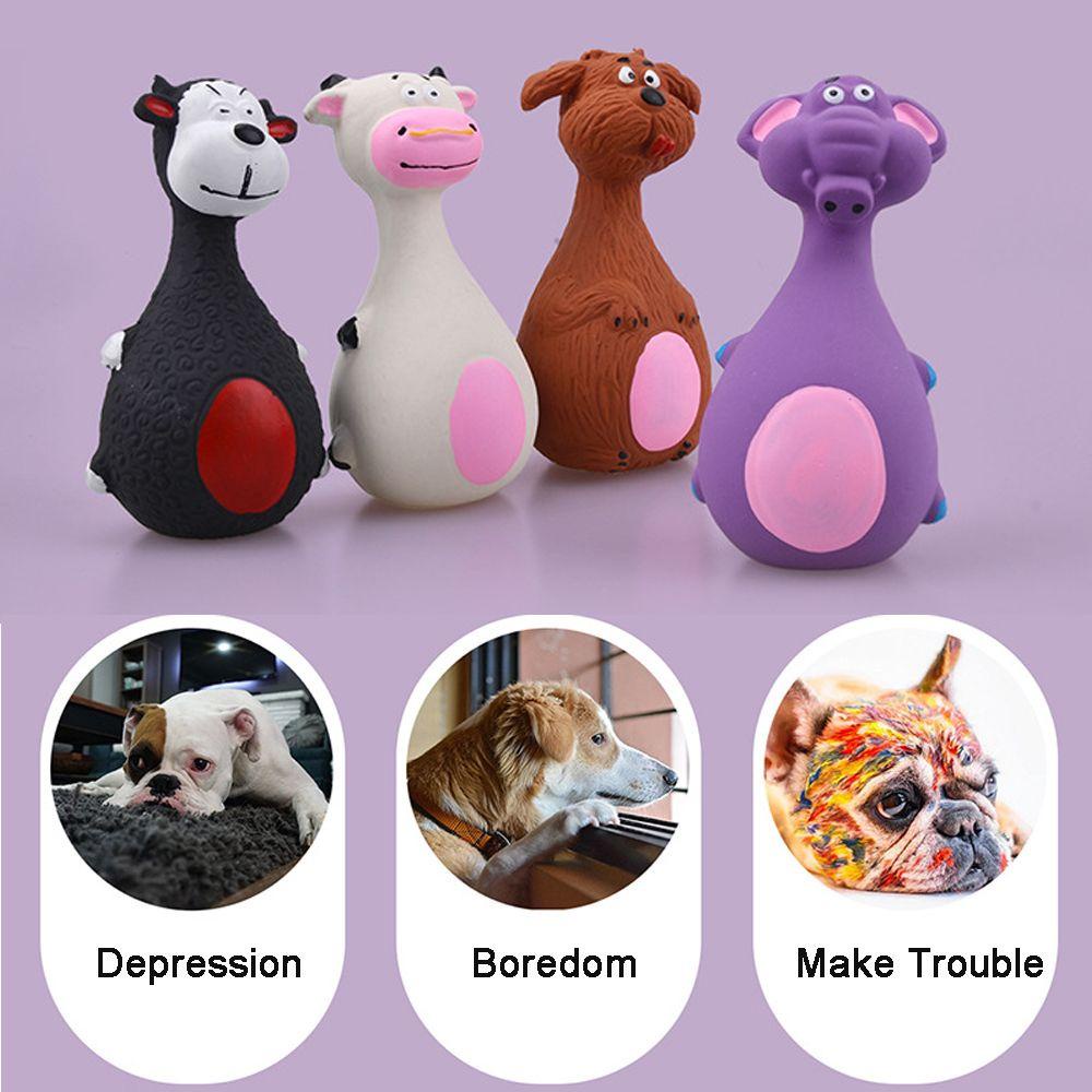 JANE Latex Dog Toys Dog Puppy Bite Resistant Rubber Rubber Vocal Toys