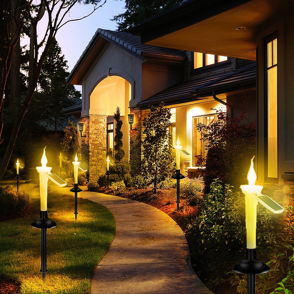 Đèn LED Trang Trí Sân Vườn Sử Dụng Năng Lượng Mặt Trời Hai Chức Năng