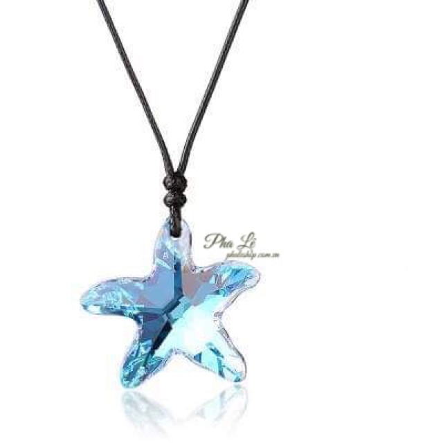 Mặt Dây Chuyền Pha Lê Swarovski Sao Biển S20mm