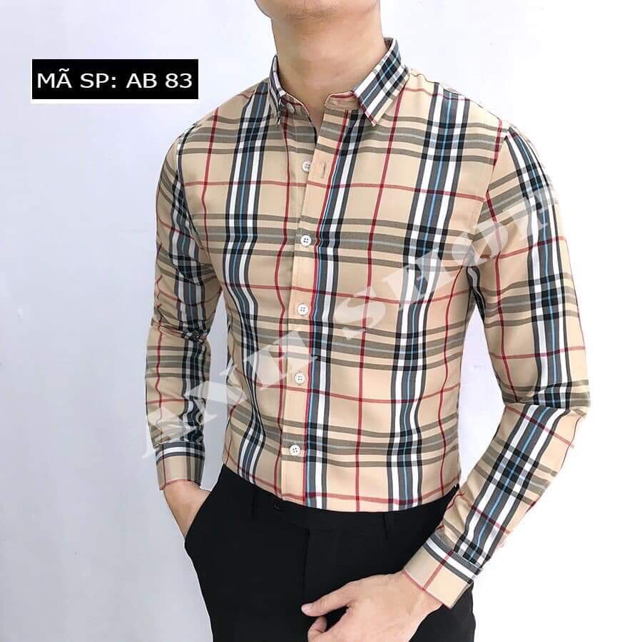 ÁO SƠ MI KẺ CARO GẤP HỘP KIỂU DÁNG CÔNG SỞ