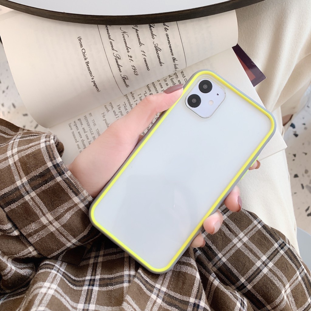 Ốp điện thoại mềm màu trơn thích hợp cho Iphone 11 Pro Max/ 6/ 6s/ 7/ 8plus/ X/ Xs Max/ Xr