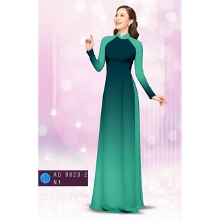 Vải may áo dài màu chuyển sắc