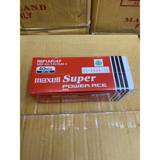 Pin AA Maxell tiểu đỏ hộp 40 viên