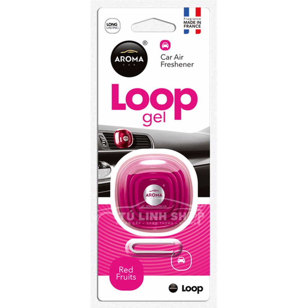 Nước hoa xe hơi - kẹp cửa gió điều hòa Aroma Car Loop