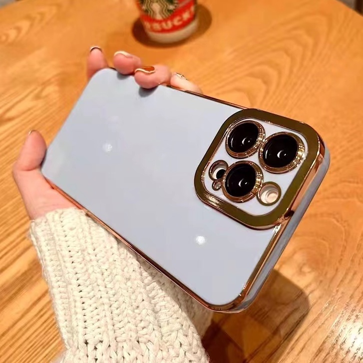 Sang Trọng Ốp Điện Thoại Mạ Điện Chống Sốc Cho IPhone 13 pro max 12 11 pro max x xs xr xsmax 7 plus 8 plus se2020 se2022