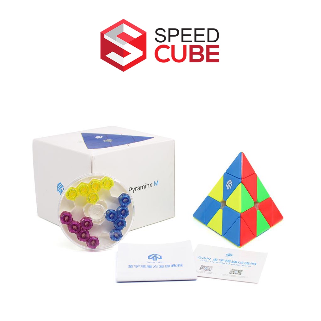 Rubik kim tự tháp gan pyraminx m có nam châm, rubic biến thể gan chính hãng - Shop Speed Cube