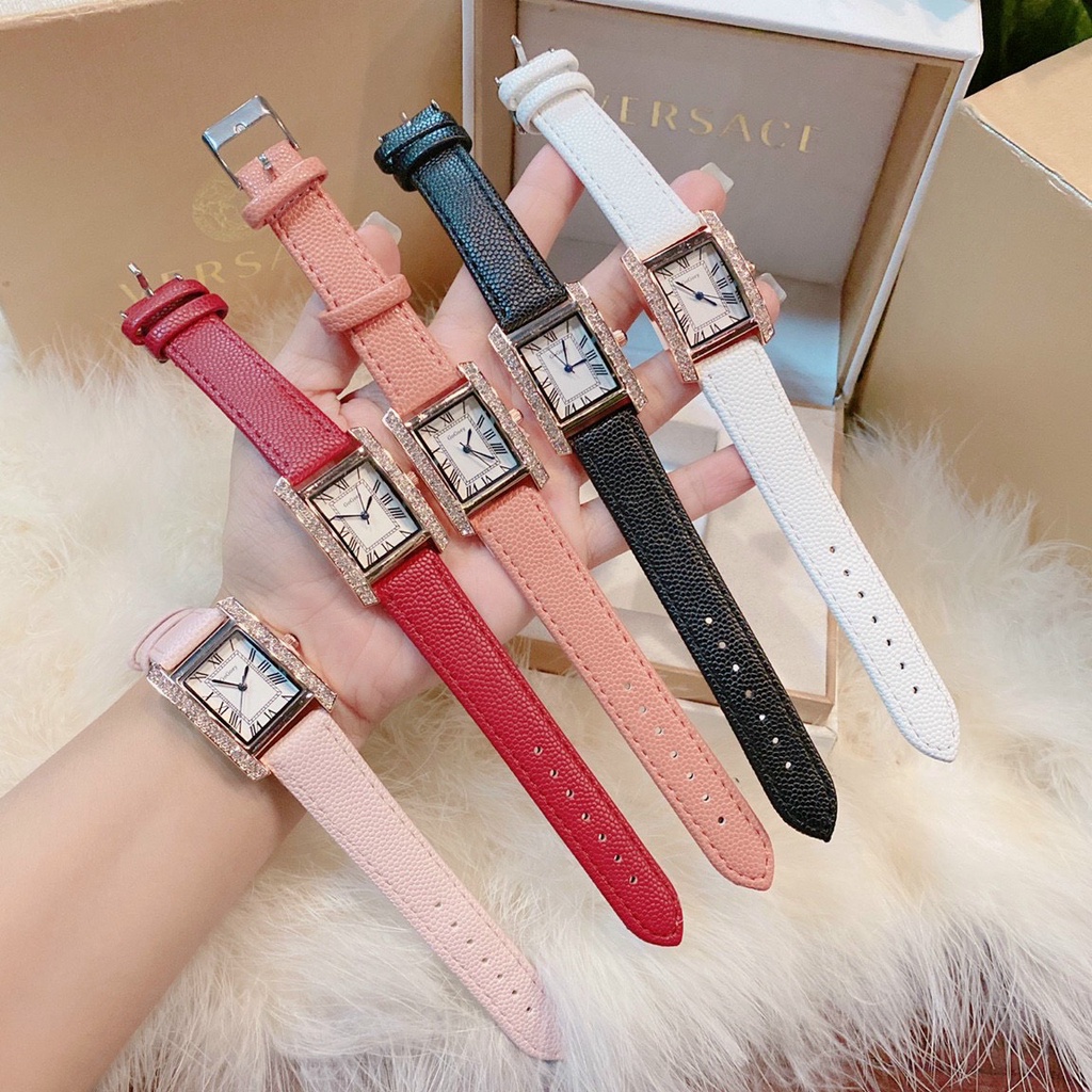 Đồng Hồ Nữ thời trang , mặt vuông , dây da cao cấp ,bảo hành 12 tháng