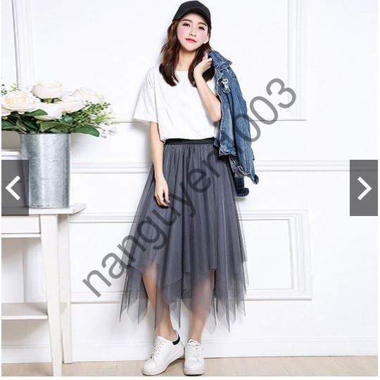 Chân váy ren công chúa tuarua shop Na Nguyễn
