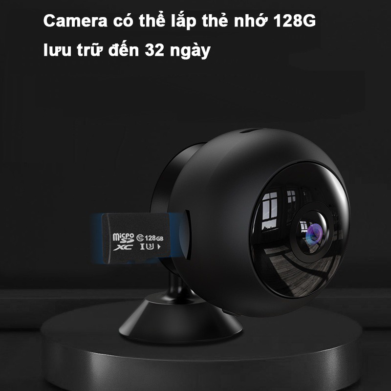 [ HÀNG CAO CẤP ] Camera An Ninh Mini V380 Pro Wifi Hồng Ngoại góc rộng,Chất Lượng Full HD 1080p