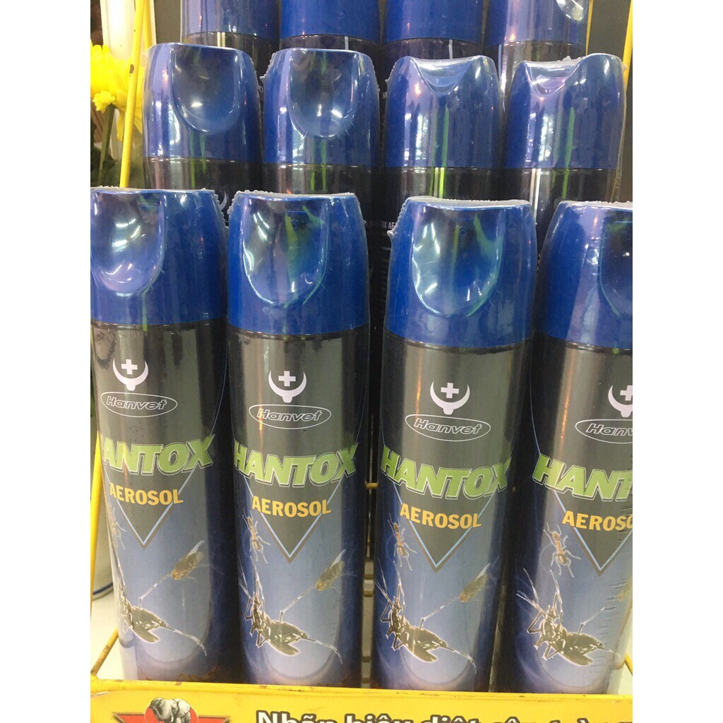 BÌNH XỊT CÔN TRÙNG HANTOX AEROSOL 600ML