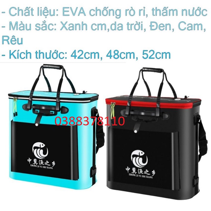 Thùng Đựng Cá Nhựa Dẻo EVA Cao Cấp