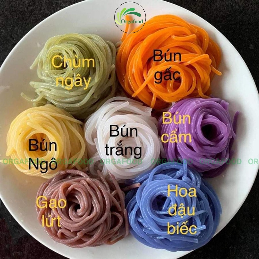 Bún rau củ giảm cân đặc sản Cao Bằng 1kg ngũ sắc mix 5 vị EAT CLEAN healthy cho người ăn kiêng, tiểu đường hỏa tốc