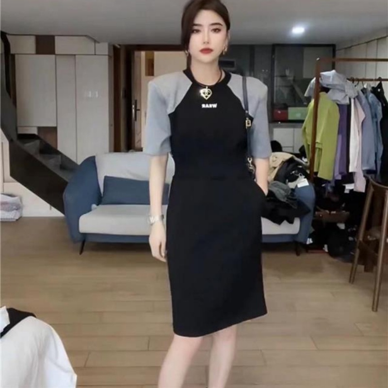 Phong Cách Hàn Quốc Phụ Nữ Mùa Hè Thời Trang Mới Váy Thanh Lịch