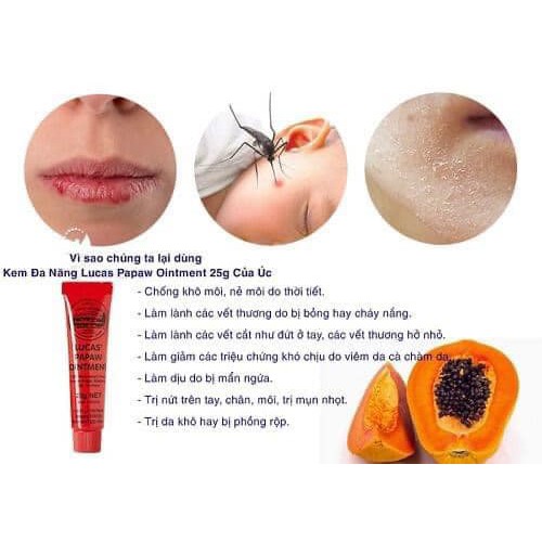 Kem đu đủ đa năng Lucas Paw