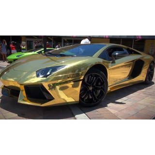 Decal chrome vàng