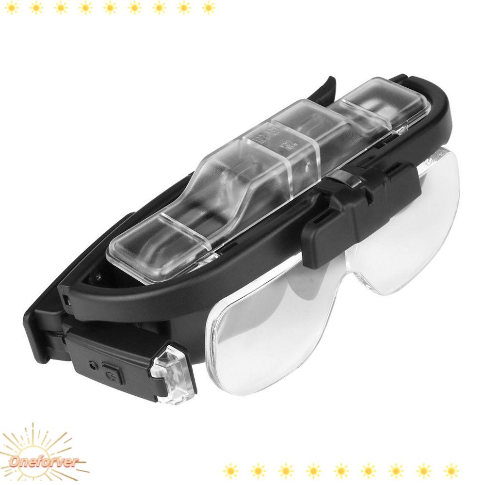 Kính Lúp Đọc Sách Chuyên Nghiệp 1.5X 2.0X 2.5X 3.5X 4.0X 4.5X Có Đèn LED