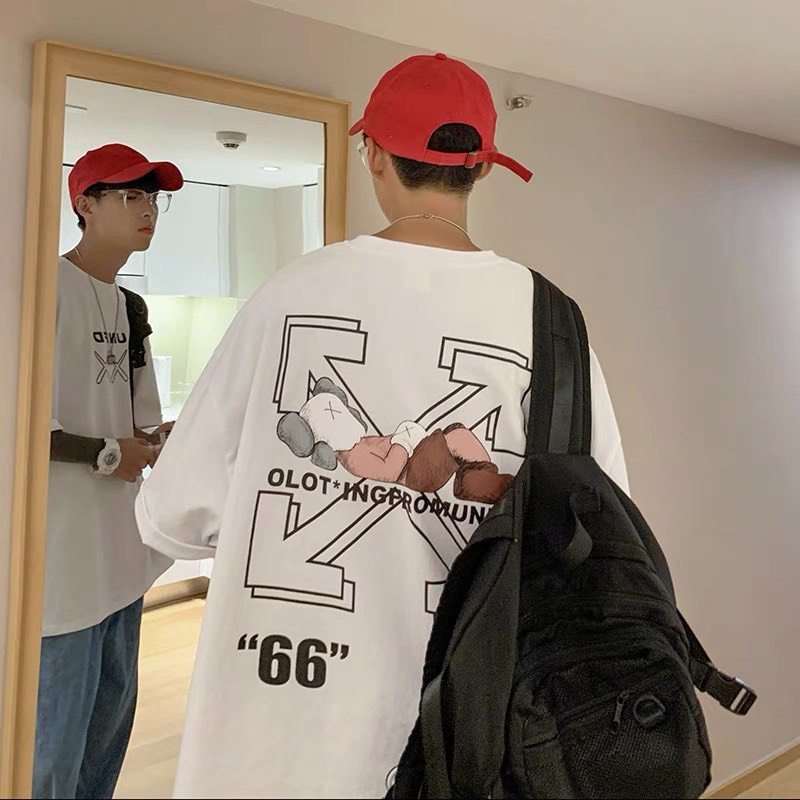 Áo Hè 2022, áo phông cổ tròn UNISEX in hình OFF-WHITE cực chất cho nam nữ