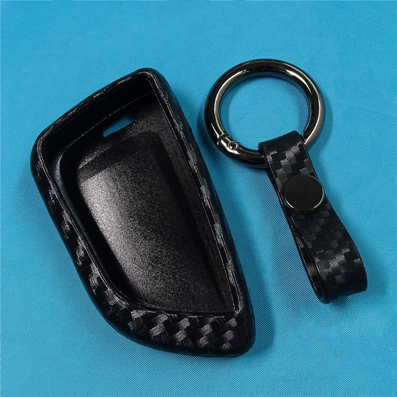 Chìa Khóa Ô Tô Sợi Carbon Cho Xe BMW X1 X3 X5 X6 Series 1 2 5 7 F15 F16 E53 E70 E39 F10 F30 G30 Vỏ Protecor