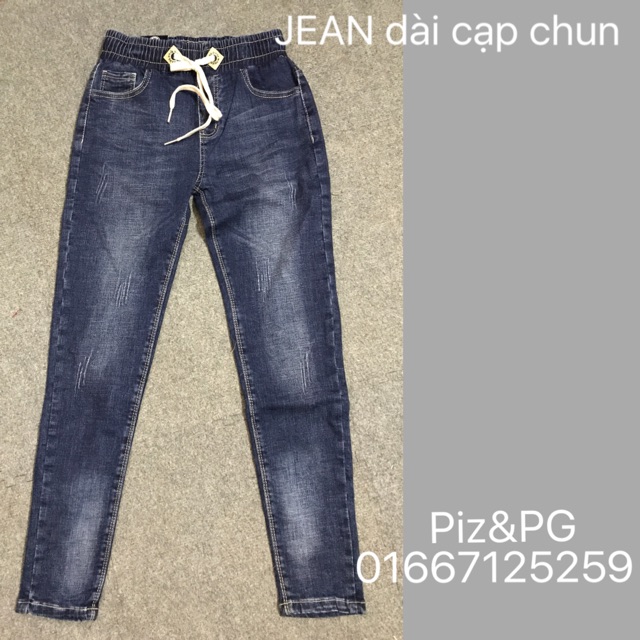 JEAN dài cạp chun