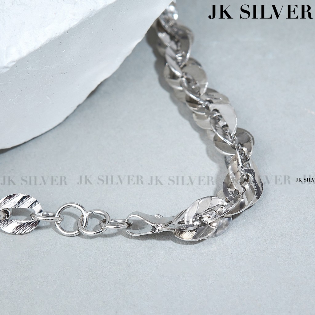 Lắc tay nữ dập máy cao cấp mạ vàng thật 18K JK Silver | BigBuy360 - bigbuy360.vn