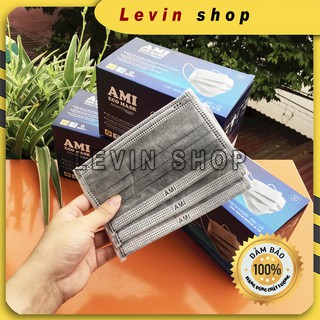 [4 lớp] [Màu xám] Khẩu trang y tế Ami