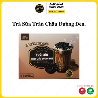 Trà sữa 💖FREESHIP💖 Trà Sữa Trân Châu Đường Đen Thơm Ngon Hộp 416g.