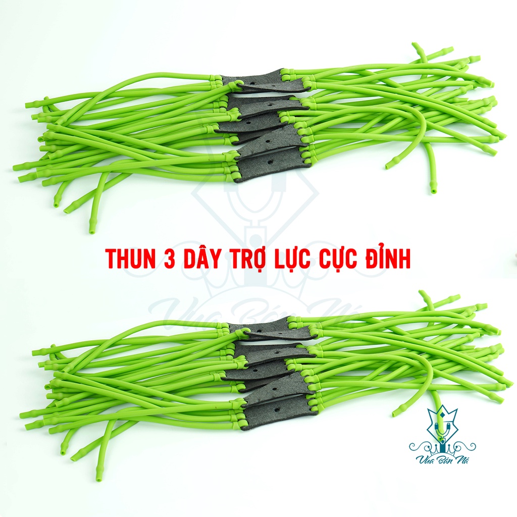 Dây thun tròn 3 dây, thun tròn ná cao su, Hàng Siêu Cấp 3 sợi tăng lực siêu khủng cho bạn dùng