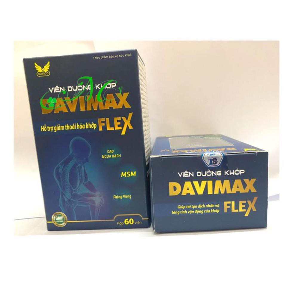 Viên dưỡng khớp DAVIMAX FLEX - Hỗ trợ giảm thoái hóa khớp, giảm đau khớp, viêm khớp