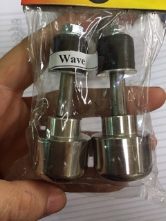 Gù gắn ghi đông Wave inox đặc.