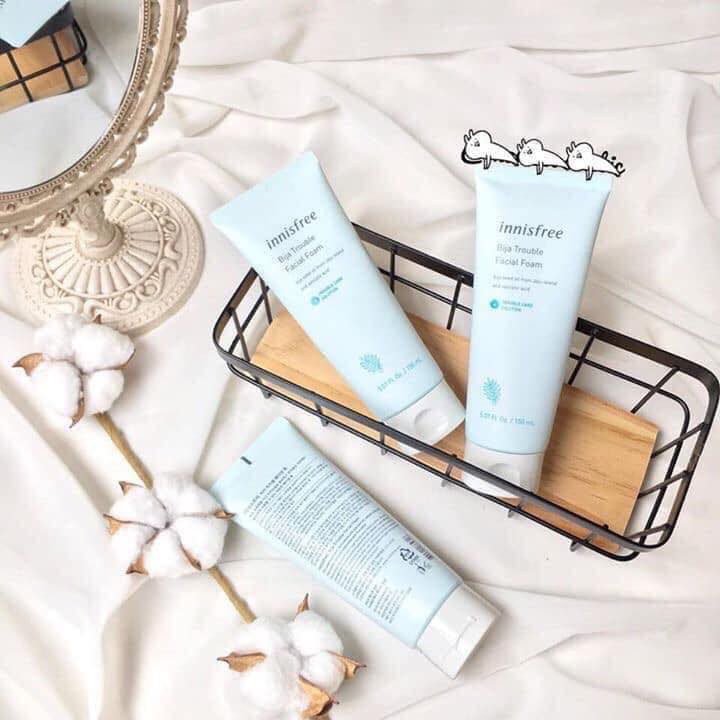 (chính hãng) Sữa Rửa Mặt INNISFREE bija 𝐓𝐑𝐎𝐔𝐁𝐋𝐄 𝐅𝐀𝐂𝐈𝐀𝐋 𝐅𝐎𝐀𝐌