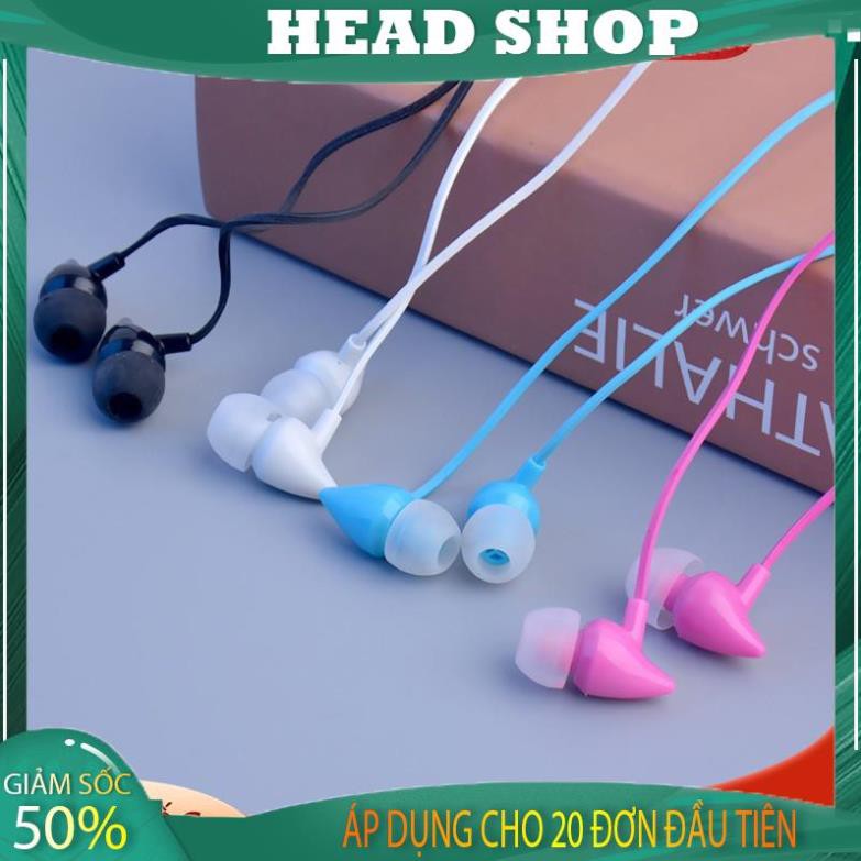 Tai Nghe Có Dây 3.5mm QR1 nhét tai in ear có mic Cho điện thoại giá rẻ HEAD SHOP