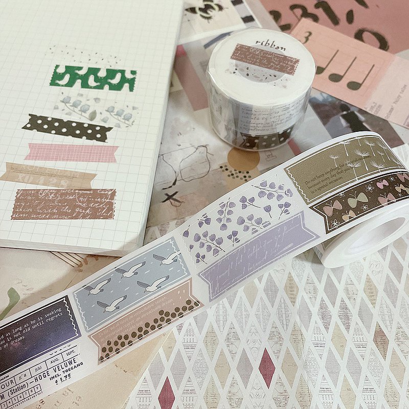 Meo.hime 𓃠 Hãng Starlululu - Băng dán washi tape dải ruy băng dễ thương