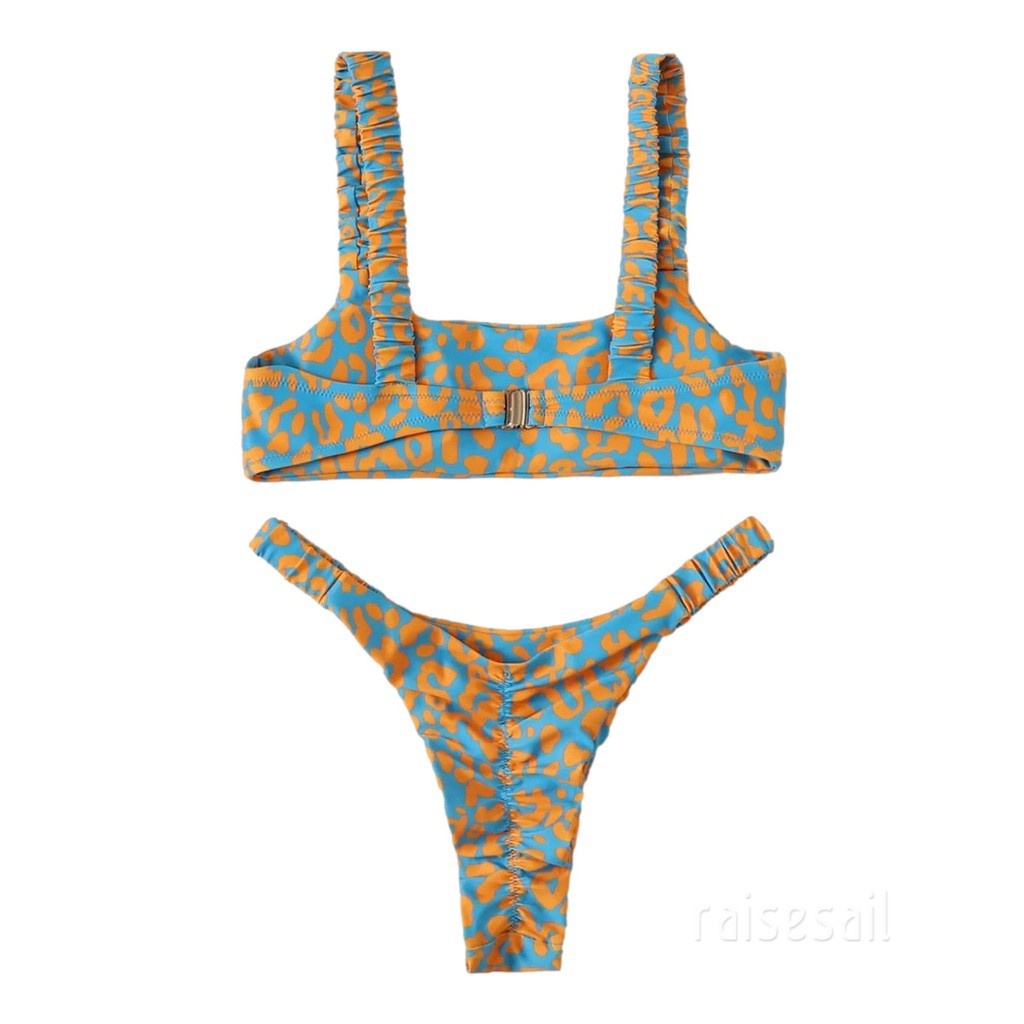 Rs Bộ Đồ Bơi Bikini Hai Mảnh In Họa Tiết Da Báo Size S / M / L Cho Nữ | WebRaoVat - webraovat.net.vn