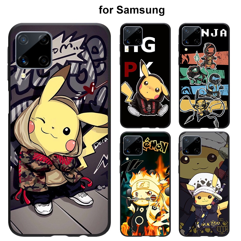 Ốp lưng cho SAMSUNG A2 CORE J7 Pro J7 + A6 A6 + A7 A8 A8 + A8 Star A9 2018 Vỏ Mềm Bikachu
