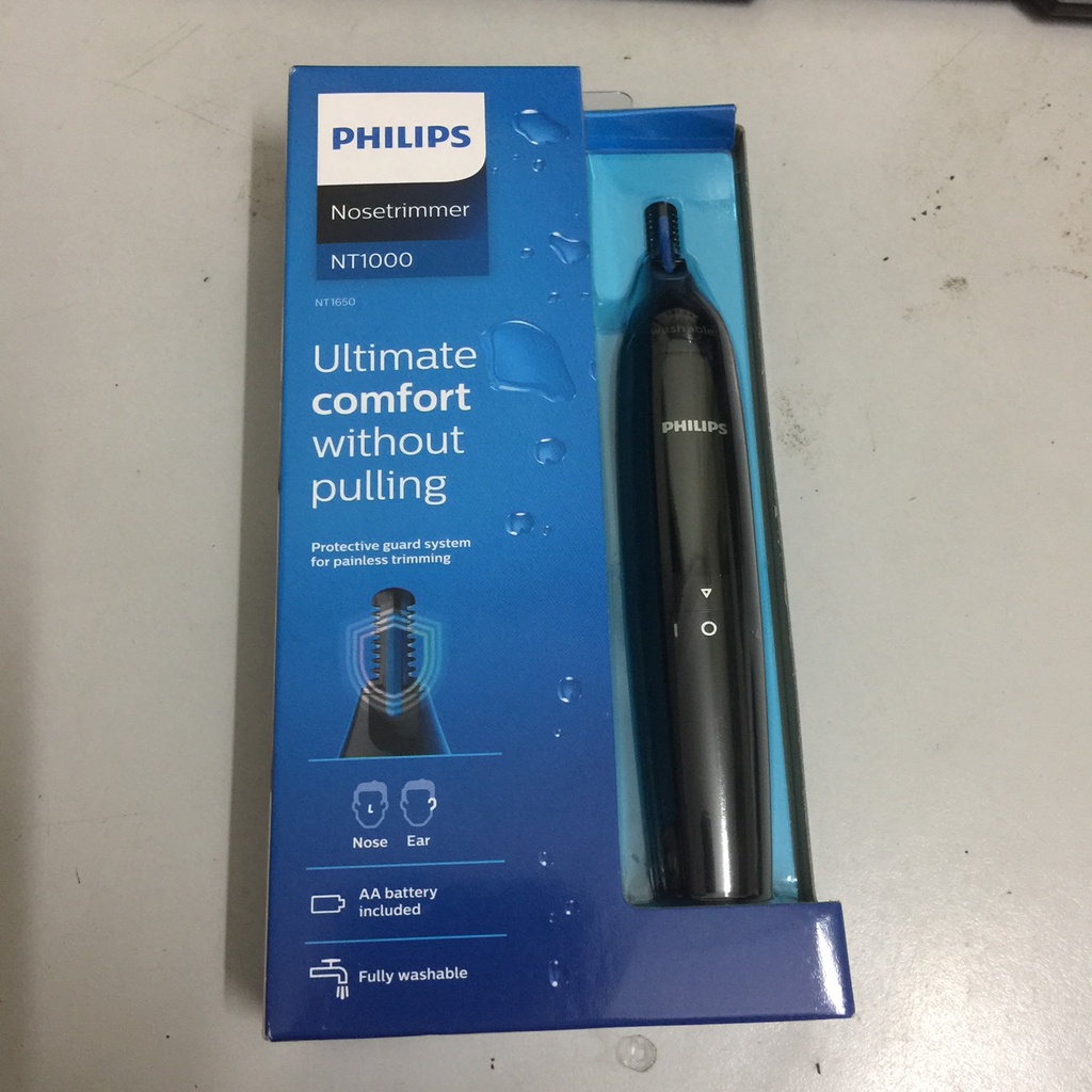 [BH TOÀN QUỐC 2 NĂM] Máy tỉa lông mũi lông tai thế hệ mới Philips NT1650/16 thay thế cho NT1150