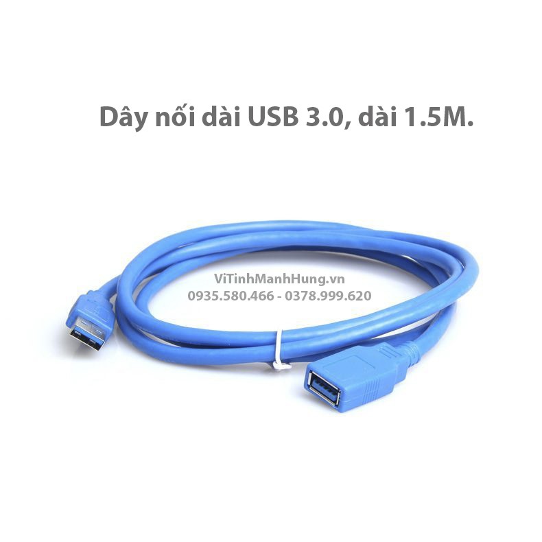 Dây nối dài USB 3.0, dài 1.5M.