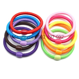 [Sỉ, lẻ] Dây buộc tóc, thun cột tóc nữ màu đen dáng basic Aniva