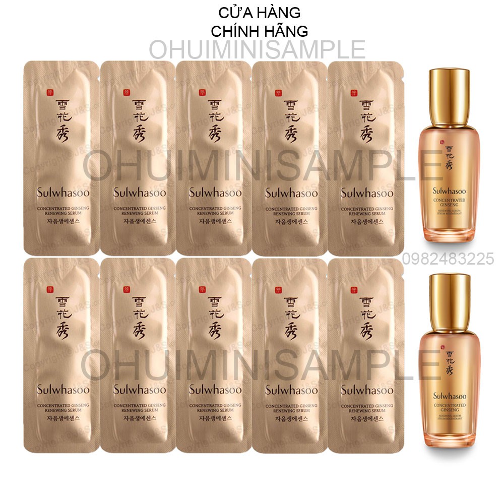 TINH CHẤT NHÂN SÂM VÀNG TRẺ HÓA DA SULWHASOO CONCENTRATED GINSENG SERUM