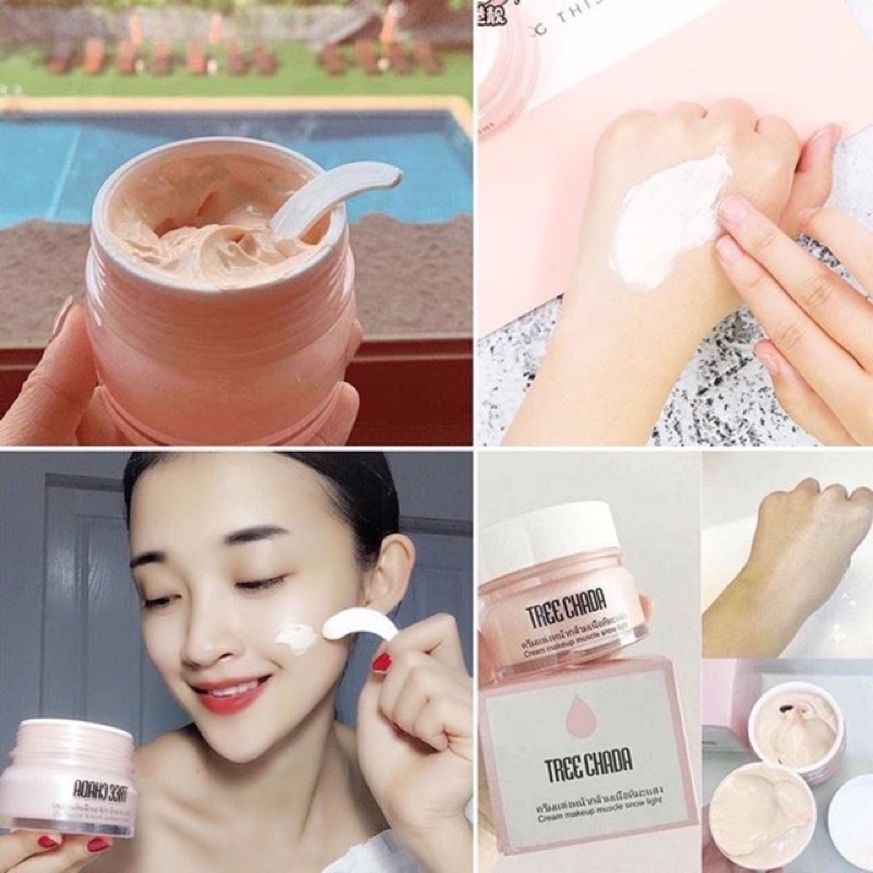 KEM NỀN MAKEUP DƯỠNG DA TREE CHADA NỘI ĐỊA THÁI LAN