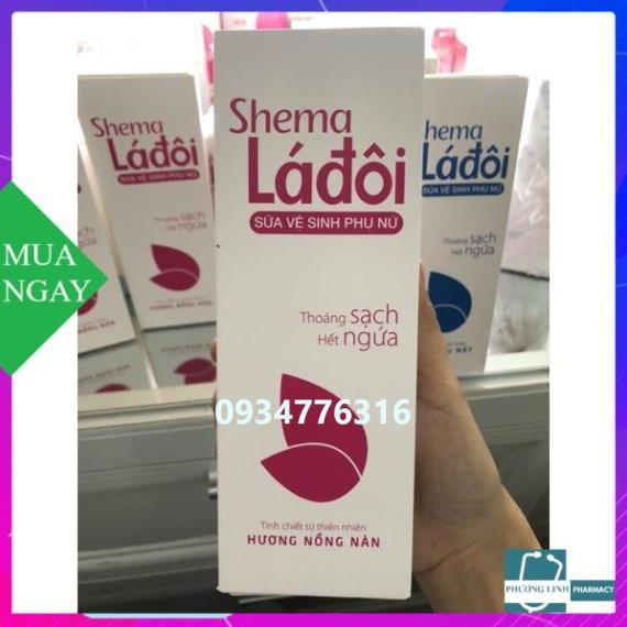 Dung dịch vệ sinh phụ nữ Shema Lá Đôi