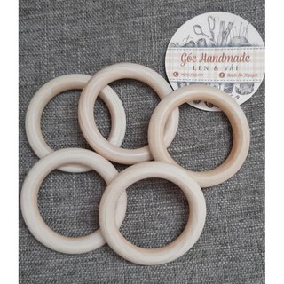 Vòng gỗ làm Lục lạc cho bé - size 7cm