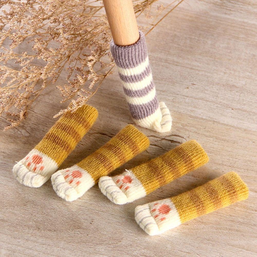 PRESTON Bộ 4 Vỏ Bọc Chân Ghế / Đồ Nội Thất Chống Trầy Xước Giảm Tiếng Ồn Tiện Dụng