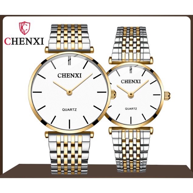 Đồng hồ đôi nam nữ chính hãng CHENXI CX-072A đẹp sang trọng máy nhật kèm hộp