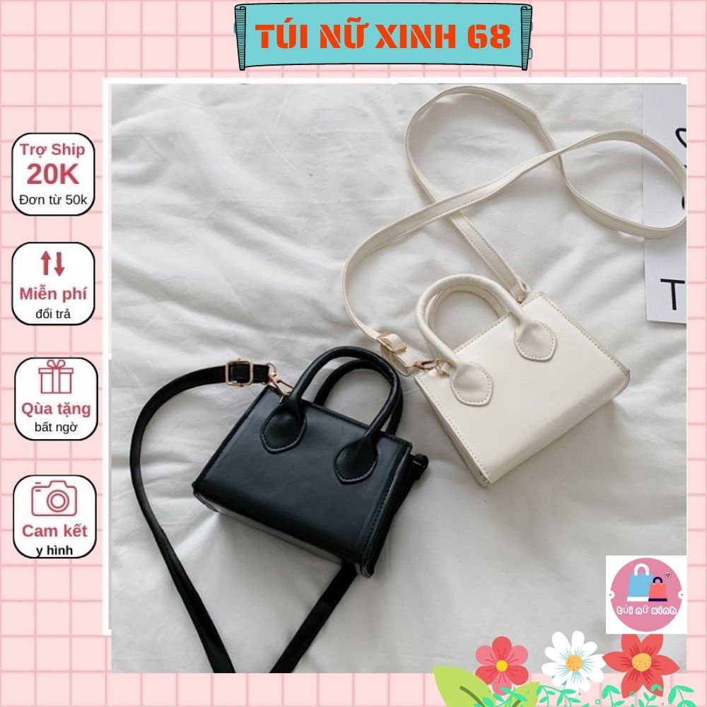 Túi kẹp nách nữ đeo chéo nữ mini da trơn thời trang Hàn Quốc Tuinuxinh68 545