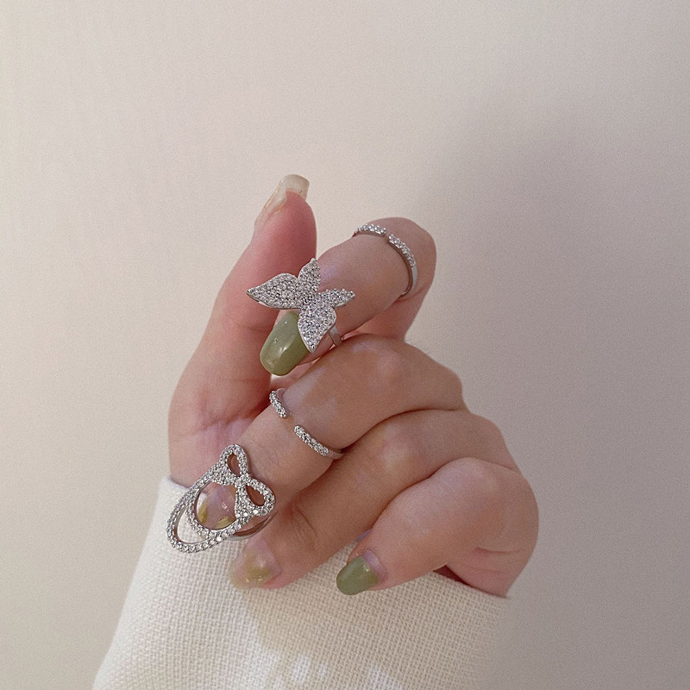 Nhẫn Hợp Kim Kiểu Dáng Độc Đáo Thời Trang Cho Nữ