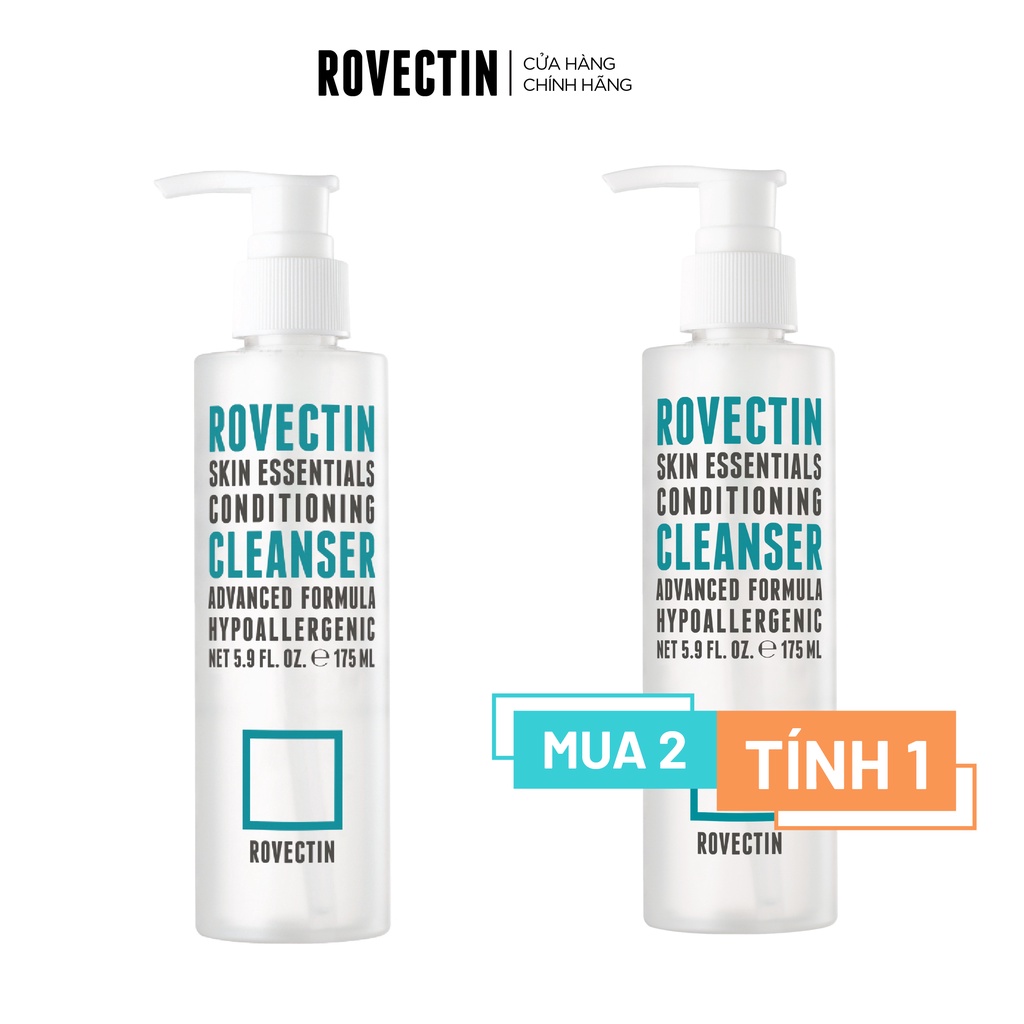 [Mã INCU20 giảm 20K đơn 150K] Sửa rửa mặt dạng gel ROVECTIN Skin Essentials Conditioning Cleanser 175ml