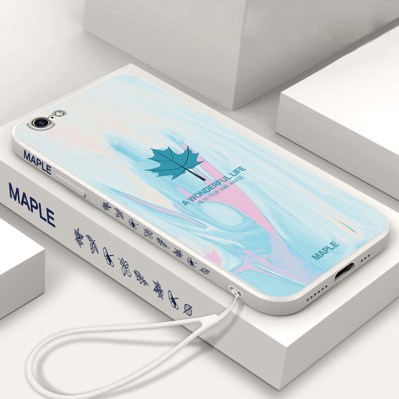 Ốp Điện Thoại Silicon Có Dây Đeo Cho iPhone 7 8 7 plus 8 plus 6 6s plus x xs xr xs max