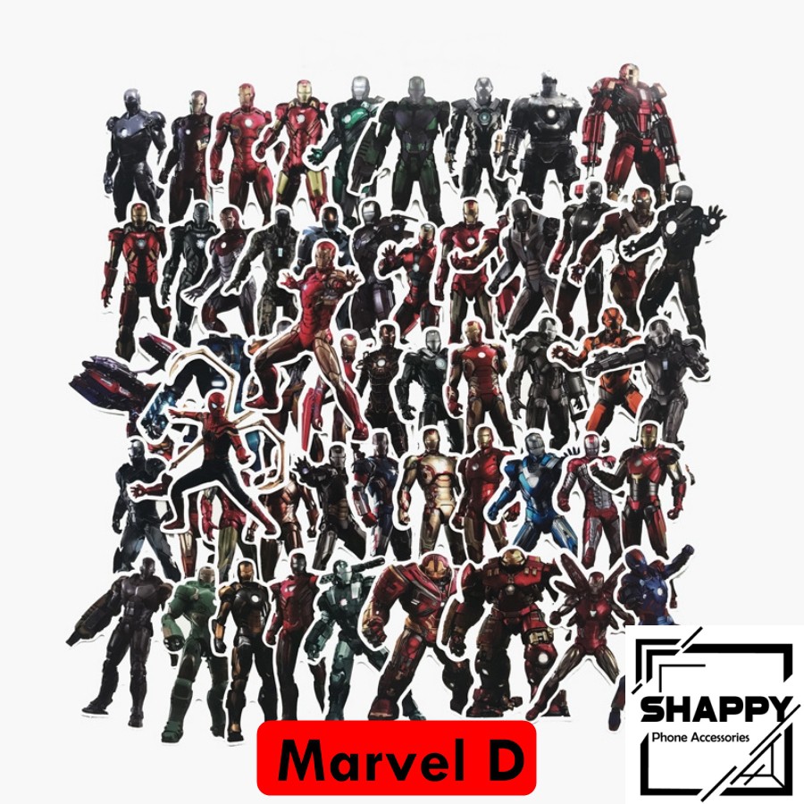 Sticker Dán Siêu Anh Hùng PVC Chống Thấm Nước | Dán Laptop - Dán Nón Bảo Hiểm - Dán Xe - Dán Vali [Shappy Shop]