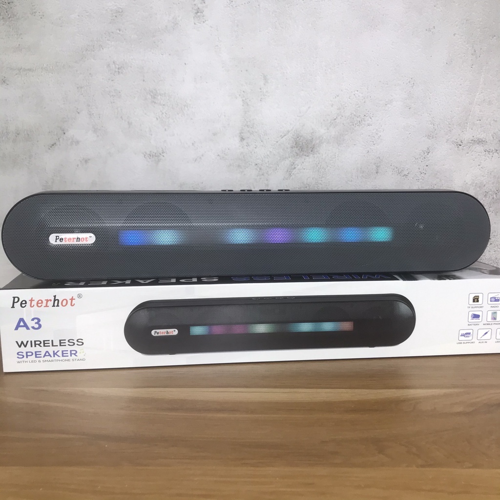Loa bluetooth A3, A2, A21 Loa có đèn LED mới nhất 2 loa Bass mạnh âm thanh đỉnh có kết nối máy tính